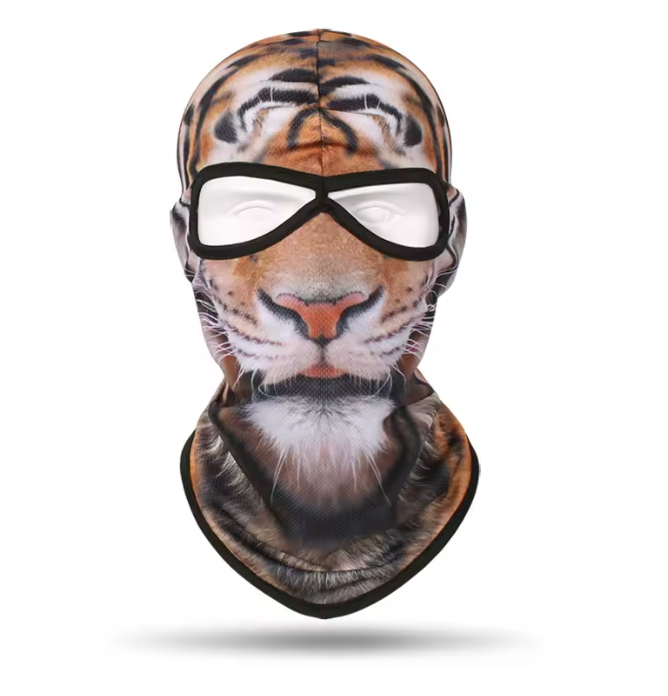 Tiger ski mask